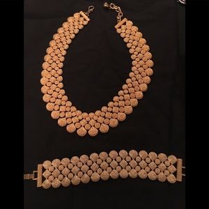 Fashion necklace and bracelet
